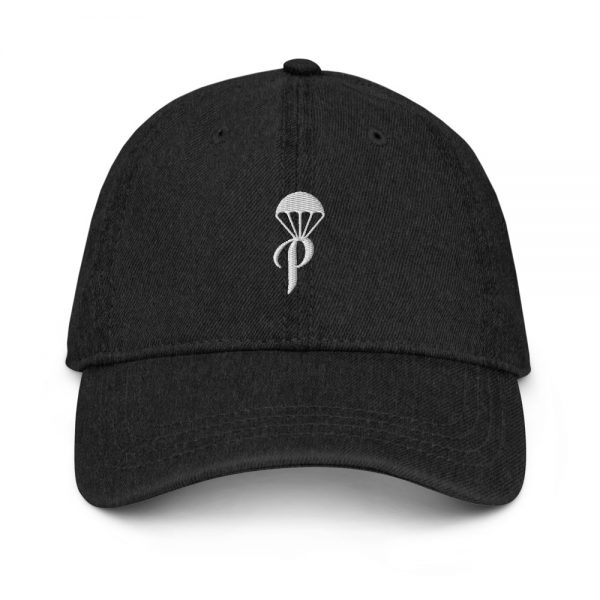 The Parachute Girls Denim Hat (Black/White)